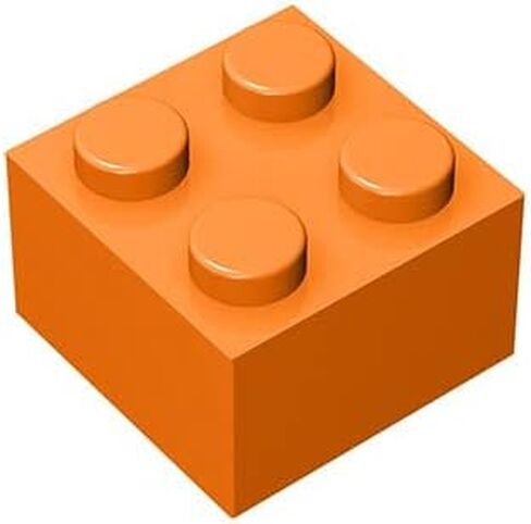 Classic Building Bricks 2 x 2 100 Piece, Creative Play Set - 100% Compatible with and All Major Brick Brands 3003(Colour:Light Gray) in Kuwait