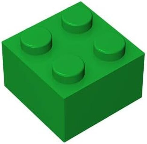 Classic Building Bricks 2 x 2 100 Piece, Creative Play Set - 100% Compatible with and All Major Brick Brands 3003(Colour:Light Gray) in Kuwait