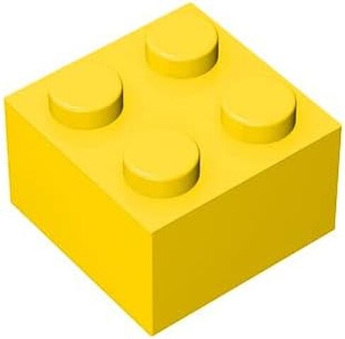 Classic Building Bricks 2 x 2 100 Piece, Creative Play Set - 100% Compatible with and All Major Brick Brands 3003(Colour:Light Gray) in Kuwait