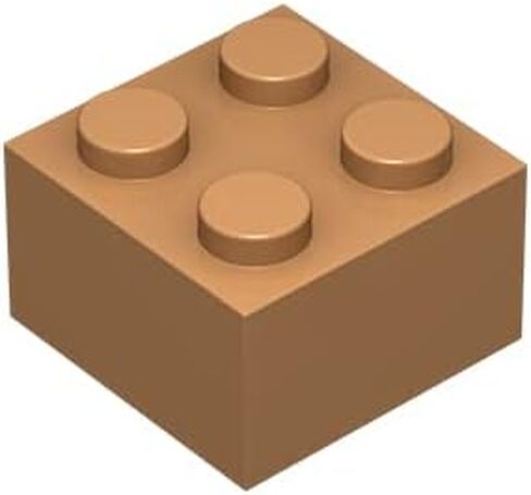 Classic Building Bricks 2 x 2 100 Piece, Creative Play Set - 100% Compatible with and All Major Brick Brands 3003(Colour:Light Gray) in Kuwait