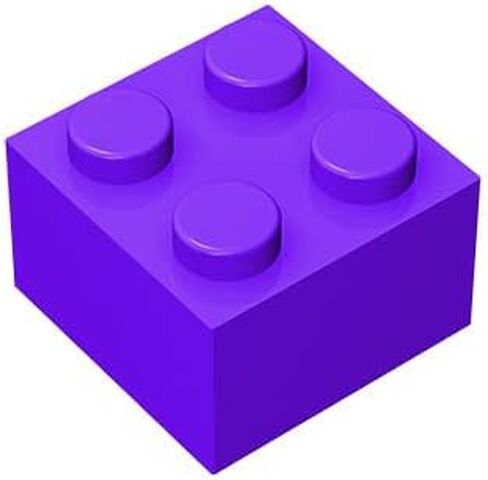 Classic Building Bricks 2 x 2 100 Piece, Creative Play Set - 100% Compatible with and All Major Brick Brands 3003(Colour:Light Gray) in Kuwait