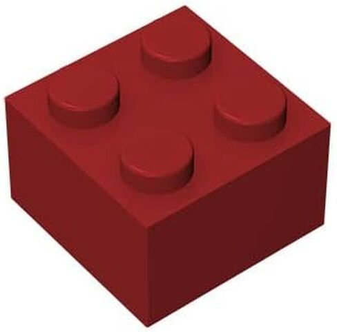 Classic Building Bricks 2 x 2 100 Piece, Creative Play Set - 100% Compatible with and All Major Brick Brands 3003(Colour:Light Gray) in Kuwait