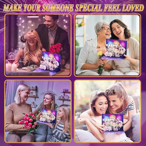 50th Birthday Decorations Card 3D Music and Light Pop Up, Funny 50th Birthday Gifts for Her Him, Cool Gifts for 50 Year Old Woman Men, Back in 1975 Gift Card for Woman Men in Saudi Arabia