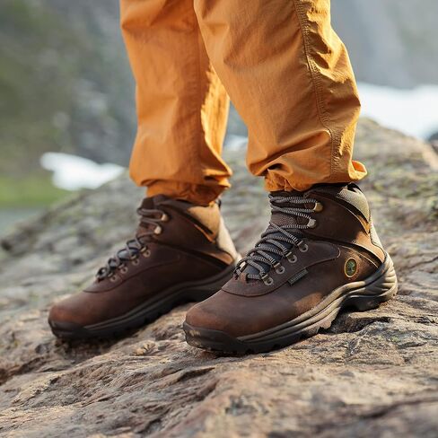 Timberland Men's White Ledge Mid Waterproof Hiking Boot, Brown-New 2024, 10.5 Wide in Kuwait