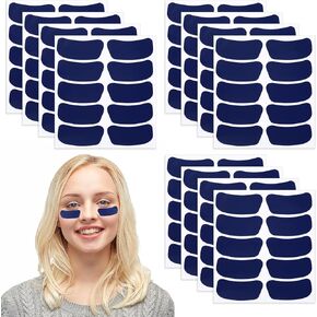 125 Pairs Eye Blue Stickers for Kids, Customizable Sports Face Eyeblack Sticker for Baseball Football Softball Fans,Eye Strips Face Stickers for Sport Game DayThemed Party Birthday Party Supplies