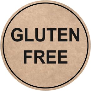 1.5 inch 300 PCS Gluten Free Stickers Waterproof Adhesive Stickers