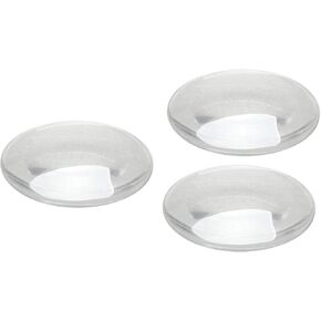 Glass Cabochons Dome Tiles, 10PCS 50mm, Clear Round Flat Back Dome Cabochons Set for DIY Craft Photo Charms, Cameo Pendants, Rings, Necklace and Jewelry Making