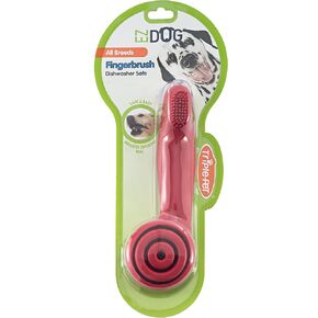 Patented Finger Brush for Brushing Dog's Teeth - Easy to Use Fingerbrush for All Dogs - Comfortable and Easy Dog Teeth Cleaning Tool, Dishwasher Safe