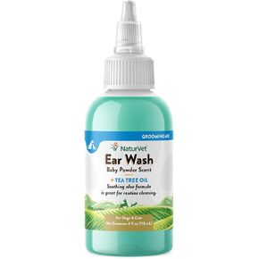Ear Wash w/Tea Tree Oil (Aloe & Baby Powder scent) 4 oz