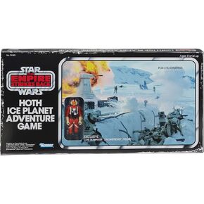 Hasbro Gaming Star Wars The Empire Strikes Back Hoth Ice Planet Adventure Board ؛ بناءً على لعبة لوحة 1980 ؛ الحصري Luke Skywalker (Snowspeeder) الشكل in Kuwait