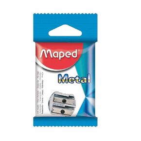 Maped - Classic 2-Hole Metal Pencil Sharpener - Precision & Durability - Efficient Sharpening - Built to Last - Value for Artists & Students