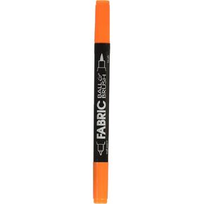 Uchida 122-S-F7 Ball and Brush Open Stock Fabric Marker, Fluorescent Orange