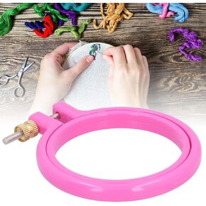 Cross Stitch Embroidery Hoop, Cross Stitch Embroidery Circle Adjustable Cross Stitch Hoop Ring for Embroidery for Sewing for Craft for Art(3 inches)