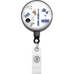 BEKECH ZPB Sorority Paraphernalia Retractable Badge Holder 1920 ZPB Greek Sorority Gift Social Worker Gift