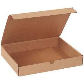 BOX USA BML1292RK Literature Mailers, 12" x 9" x 2", Kraft (Pack of 50)