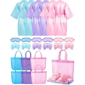 Sintuff 24 PCS Sleepover Party Supplies for Girls 6 Spa Party Rets 6 Bags 6 Beadbands 6 SPA Scks in Saudi Arabia