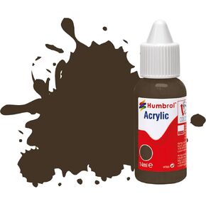 Humbrol Acrylic Paint - DB0069 No 69 Yellow - Gloss (14 ml) - Model Craft Paint, Acrylic Paint for Models such as Vehicles, Planes, Diecast Figures and More - Artist Quality Modelling Paint