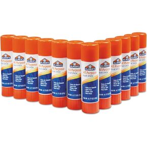 Elmer's Products Inc Glue Stick, All-Purpose, Permanent, Washable, . 77, 12/PK