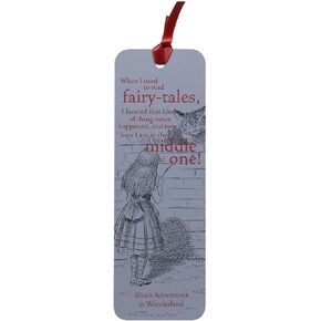 Half Moon Bay Alice in Wonderland Paper Bookmark | Book Markers for Women & Teacher | Alice in Wonderland Gifts & Gifts for Book Lovers | Reading Accessories & Bookish Gifts