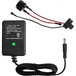 6V Battery Charger with Connection Line for Kids Ride On Toys, for Best Choice, Power Wheel,Wrangler, Kid Trax, Dynacraft Electric Car's Batteries (6V 0.7A Set)