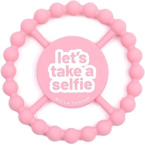 عضاضة سعيدة للأولاد من بيلا تونو - لعبة عضاضة للأولاد ناعمة وسهلة الإمساك، حلقة عضاضة من السيليكون للمساعدة في تهدئة اللثة، غير سامة وخالية من مادة BPA، فرشاة in Kuwait