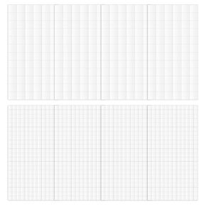 8 Sheets 1320Pcs Double Sided Foam Tape Squares Adhesive Foam Dots Foam Squares for Crafts 3D Pop Foam Square Mount Dual-Adhesive for DIY Arts Crafts (0.47in/12mm, 0.24in/6mm)