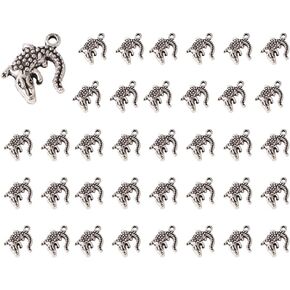 40Pcs Crocodile Charms Pendants For Jewelry Making Bracelet Accessories DIY Findings