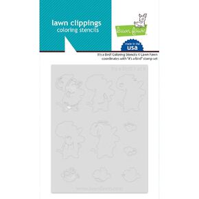 Lawn Fawn LF3670 It's A Bird! Coloring Stencils