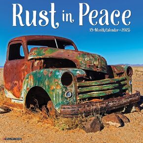 Willow Creek Press Rust in Peace Monthly 2025 Wall Calendar (12" x 12")