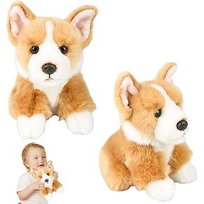 Fluffy, Adorable 6 inch Plush Corgi Puppy - Super Cuddly and Huggable - Great Gift Idea for Anyone - Even Your Pup - Perfect for Animal Lovers of All Ages, Ages 3+