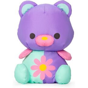 Teddy Bear Stuffed Animal, Retro Inspired Plush Toys for Ages 3 and Up, Purple, 7"