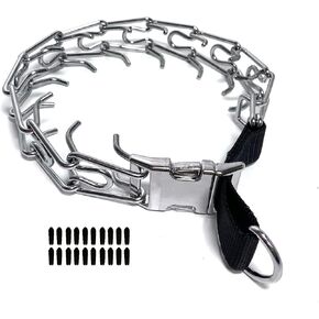 Dog Collar with Metal Buckle for Small Medium and Large Dogs