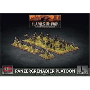 Flames of War: Late War: German: Panzergrenadier Platoon (GBX169)