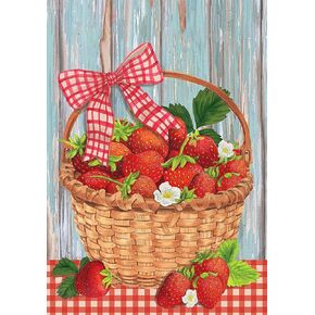 Naimoer Strawberries مجموعات فن الماس للبالغين ، الفراولة في مجموعات فن الماس ، DIY 5D الحفر الكامل القوس الماس الربيع