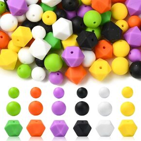 LiQunSweet 20 Pcs White Cross Focal Silicone Beads Religious Crucifix Jesus Rubber Beads for DIY Jewelry Bracelet Necklace Craft Keychain Decoration