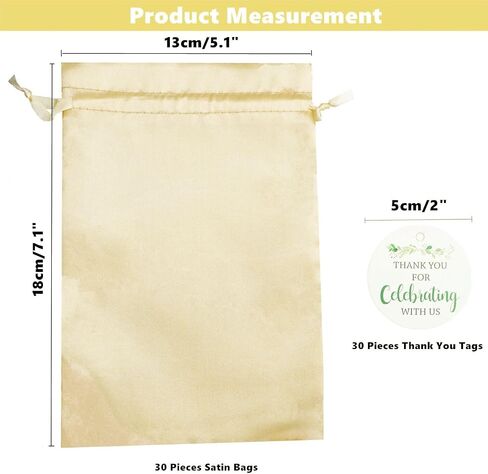 GUIFIER 30 PCS 5" x 7" Satin Gift Bags with Drawstring and Tags, Silk Jewelry Bags, Party Favor Bags, Fabric Gift Wrap Bags for Baby Shower, Bridal Shower, Christmas, Birthday, Wedding(Wine Red) in Kuwait