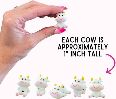LASHICORN MOO MOO SUPARU COW POTARINES BULK 16PK ، 5 تصميمات ، لقد تم وضع لعبة Mooed Game على الأبقار على بطاقات SUVS Tags حيوانات مزرعة لطيفة صغيرة in Saudi Arabia