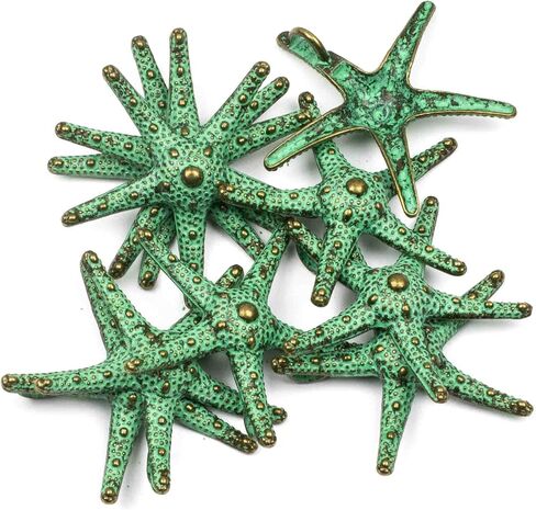 Cherry Blossom Beads Pendant - Green Bronze Patina in Saudi Arabia