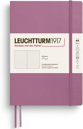 Leuchtturm1917 - دفتر Softcover Medium A5-123 صفحات مرقمة للكتابة والمجلة - التفكير في المستقبل (ورقة منقط ، أعماق البحار) in Kuwait