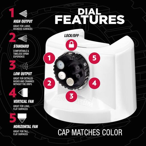 Rust-Oleum 2X Automotive Enamel Custom Spray 5-in-1 Spray Paint, 12 oz, Gloss White in Saudi Arabia