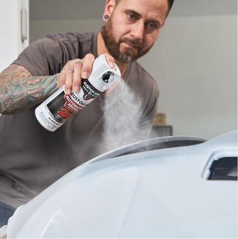Rust-Oleum 2X Automotive Enamel Custom Spray 5-in-1 Spray Paint, 12 oz, Gloss White in Saudi Arabia