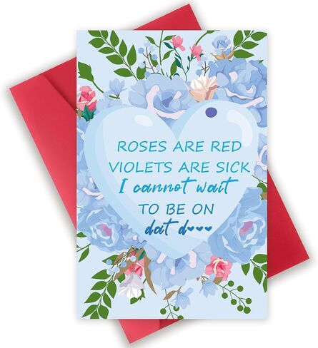 OJsensai Cute Otter Valentines Day Card for Husband Wife, Sweet Anniversary Birthday Gifts for Girlfriend Boyfriend, I Love You Card in Kuwait