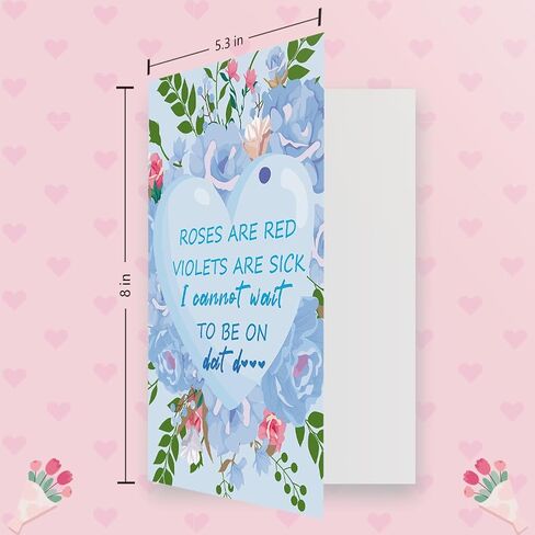 OJsensai Cute Otter Valentines Day Card for Husband Wife, Sweet Anniversary Birthday Gifts for Girlfriend Boyfriend, I Love You Card in Kuwait