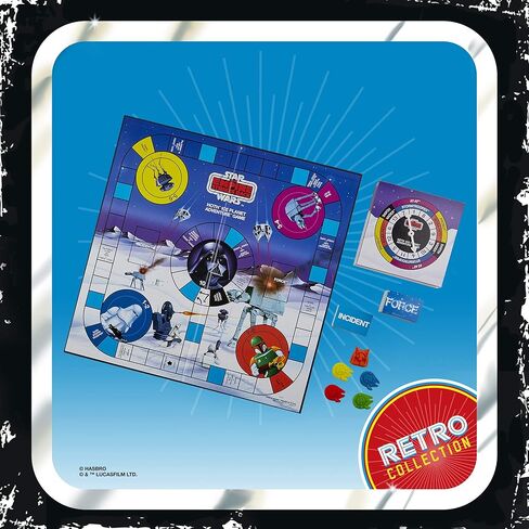 Hasbro Gaming Star Wars The Empire Strikes Back Hoth Ice Planet Adventure Board ؛ بناءً على لعبة لوحة 1980 ؛ الحصري Luke Skywalker (Snowspeeder) الشكل in Kuwait