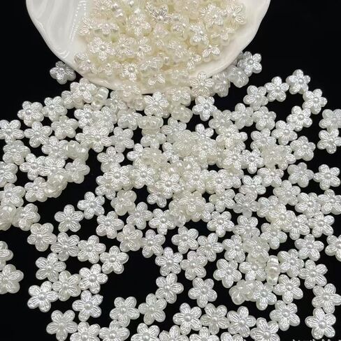 950pcs حبات لؤلؤة متنوعة للسوار ، سحر راتنجات مسطحة لطيف للزخارف المصنوعة بالتجميد ، حبات سحر الهاتف DIY ، حبات جمالية فريدة من نوعها للحرف اليدوية in Kuwait