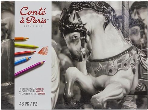 Conté à Paris 48 Count Assorted Pastel Pencils in Kuwait