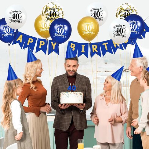 بالونات أعياد الميلاد الذهب الأزرق ، 24 مساءً ، قوات البحرية الأزرق الذهب الأبيض ، عيد ميلاد سعيد البالونات اللاتكس الزرقاء ، زخارف حفلة عيد ميلاد الذهب الزرقاء للرجال in Kuwait