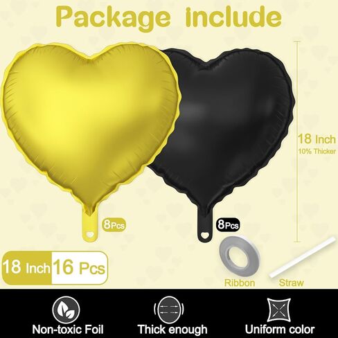 16 PCS Heart Pallonons ، 18 بوصة حب أحمر بالون قلب على شكل قلب للاحتفال بالذكرى السنوية حفل عيد ميلاد حفلة عيد الحب زخارف الطفل دش الزفاف المزخرفة اللوازم in Kuwait