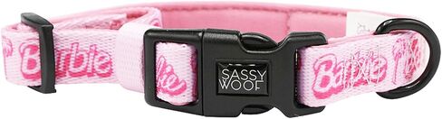 Dog Collar Barbie™ Malibu - M, Adjustable, Durable, Comfortable and Stylish Pet Accessories for Medium Dogs - Officially Licensed in Kuwait
