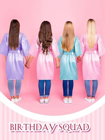 Sintuff 24 Pcs Sleepover Party Supplies for Girls 6 Spa Party Robes 6 Tote Bags 6 Headbands 6 Spa Masks in Saudi Arabia